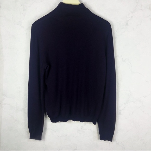 [RL] Purple Turtleneck Sweater - Picture 2 of 3